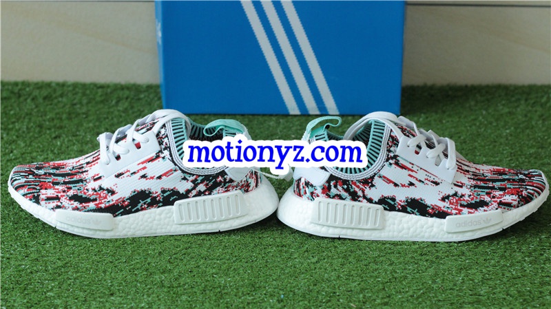 Real Boost SNSxAdidas NMD R1 Datamosh